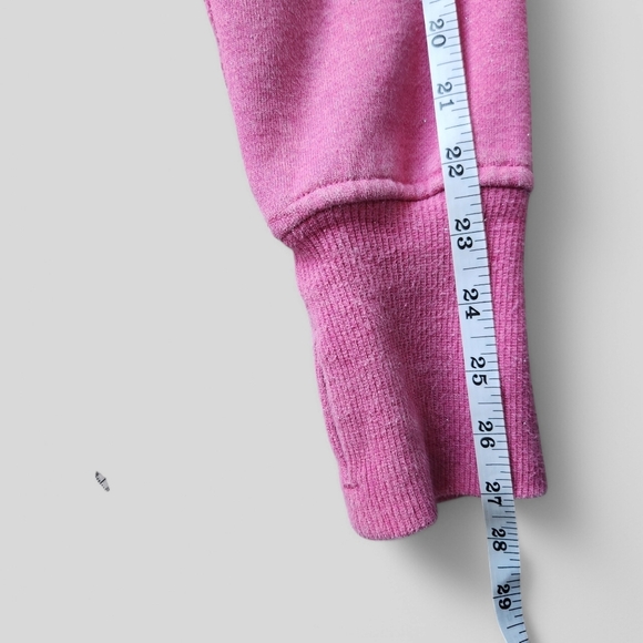 Lululemon Cuddle Up Jacket Sweatshirt Heathered Paris Pink Size 10 - Picture 14 of 14
